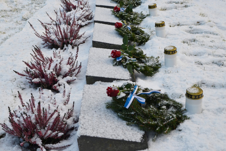 Hartaushetki talvisodan päättymisen muistopäivänä Hartaushetki talvisodan päättymisen muistopäivänä