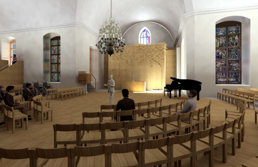 Kirkkonummen kirkko, hankesuunnitelma, Okulus Oy.jpg