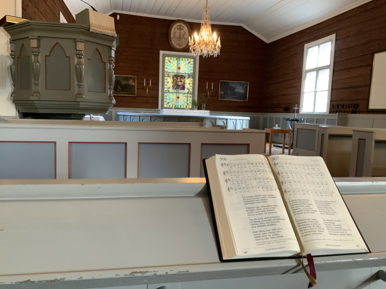 Virsikirja Haapajärven kirkossa